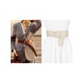 thumbnail image 6 of INSPIRE CHIC Womens Wide Waist Belts Soft Dress Belts for Ladies Vintage Beige, 6 of 6