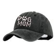 thumbnail image 4 of Gorra de béisbol para mamá, regalo para el Día de la Madre, gorra de béisbol ajustable para mujer, ideal para viajes a la playa. negro, 4 of 9
