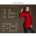 thumbnail image 2 of Zareen Wool Blend Duffle Coat with Hood-Camel-L, 2 of 5