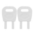 thumbnail image 1 of 2 Pcs Plastic Keys for Paper Towel Dispenser and Toilet Tissue Dispensers Key Replacement for Commercial Office Use White, 1 of 9