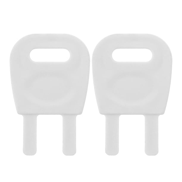 2 llaves de repuesto para dispensadores de toallas de papel, dispensadores comerciales, porta rollos de papel higiénico, llave de repuesto para dispensador de toallas de papel, color blanco
