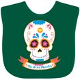 thumbnail image 3 of Inktastic Day of the Dead Skull Boys or Girls Baby Bib, 3 of 4