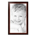 thumbnail image 2 of ArtToFrames 16" x 28" Matte Mahogany with Gold Accent Diploma Picture Frame, 16x28 inch Brown Wood Poster Frame (WOM-5109), 2 Pack, 2 of 6