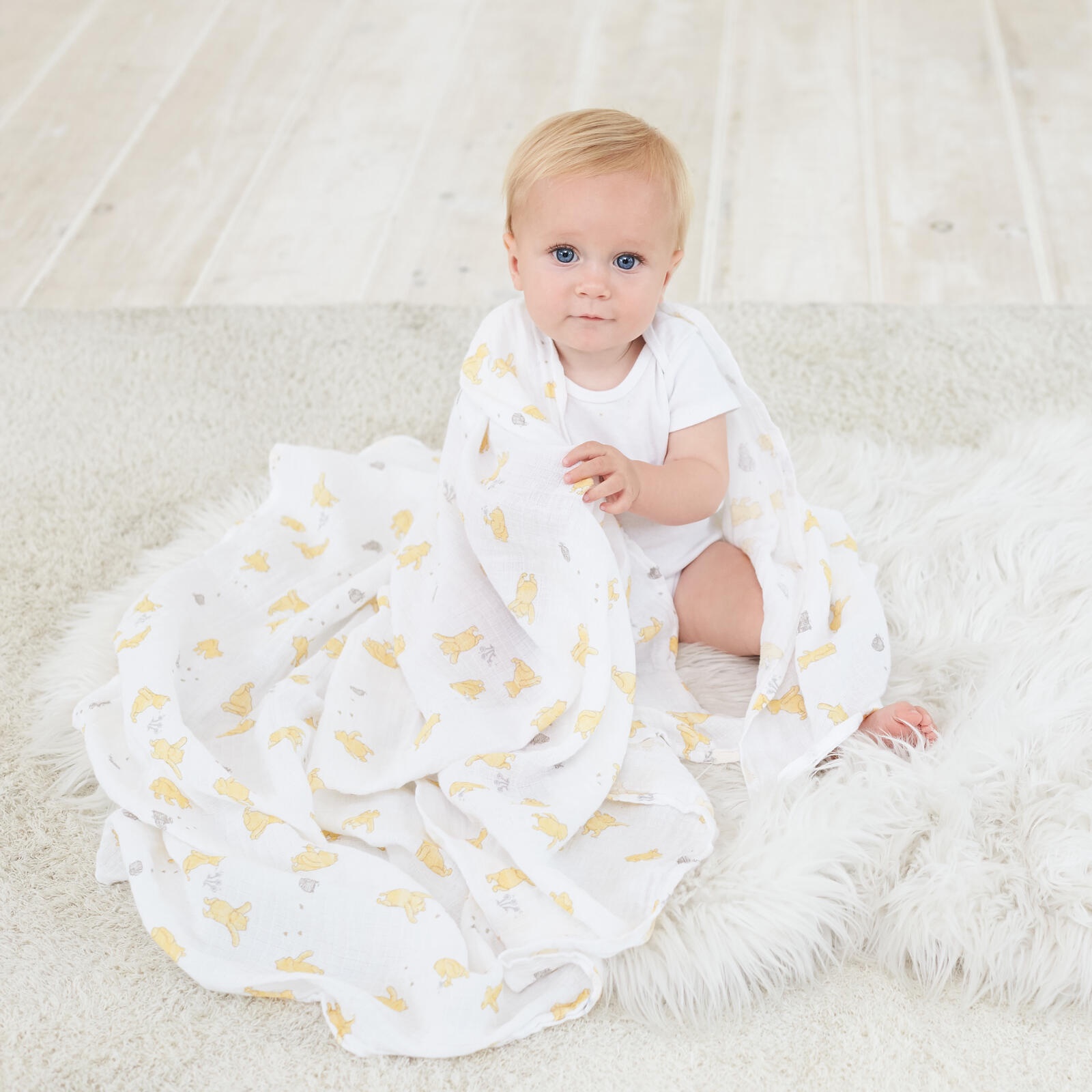 Aden + Anais Essentials Disney Muslin Swaddle Blankets, 2 Pack photo 4