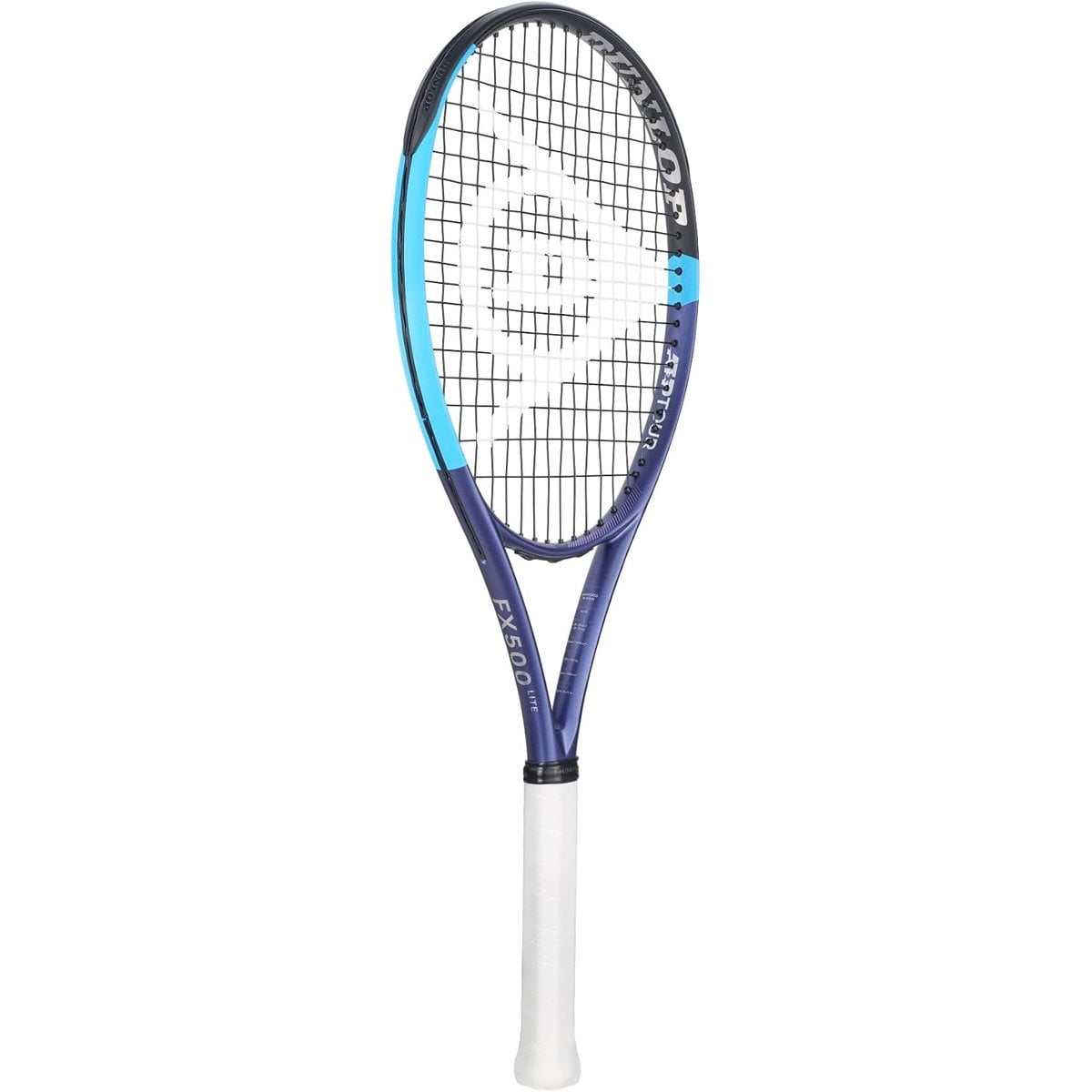 Dunlop FX500 Lite Power Tennis Racquet, Blue/Purple (4" Grip)