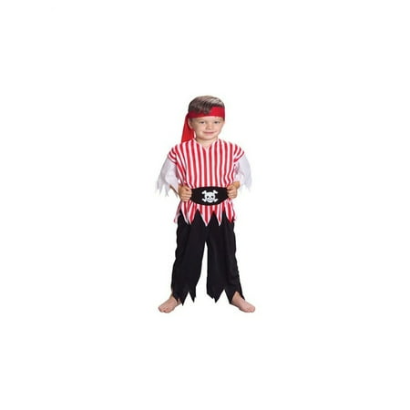 Childs Boy's Buccaneer Pirate Swashbuckler Costume Set