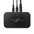 thumbnail image 1 of Bluetooth 5.0 Transmitter Receiver, 2-in-1 Bluetooth Adapter with 3.5mm AUX Stereo Output for PC/TV/Home Car Sound System, 1 of 9