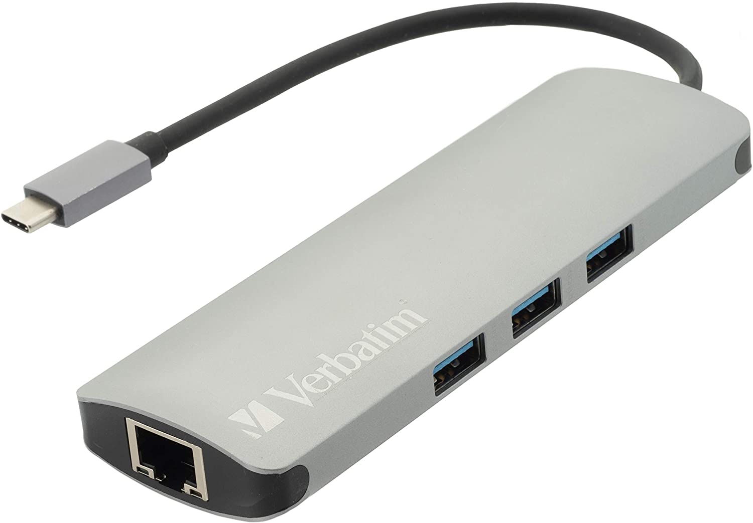 Verbatim 9-in-1 USB-C Hub with 4K HDMI, Power Delivery, USB 3.0, SD Card Reader & Gigabit Ethernet Port