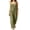 #01 Army Green 【Mix & Match: Stock Up on Your Favorite Colors】, variant on Women's Polyester Solid Color Wide Leg Jumpsuit with Pockets, Sleeveless Long Pant Casual Outfit, Breathable Spring Summer Romper for Dating Beach Workplace | TruHer,Black S