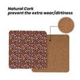 thumbnail image 4 of Xecao 70s Groovy Hippie Retro for MDF Cork Coaster 4 Pcs,Drink Coasters,Suit for House Warming Gifts New Home ,Coffee Table Decor-Square, 4 of 7