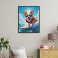 thumbnail image 4 of Paint by Numbers Kit for Adults, Surfing Corgi Adventure Ocean Fun Paint by Numbers, Easy Paint by Numbers Kit for Adults Beginner, DIY Adult Paint by Number Kits on Canvas, 12x16in Home Decor, 4 of 7
