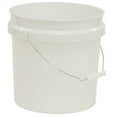 thumbnail image 2 of (2 pack) United Solutions 2 Gallon Round Comfort Handle Plastic Utility Bucket, White, 1 Each, 2 of 4