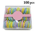 thumbnail image 2 of Élastiques à Cheveux pour Enfants - 100 Pcs Bandes Extensibles pour Queue de Cheval pour Filles, 2 of 10