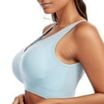 thumbnail image 6 of BAODANN Women's Seamless MID Solid Color Sports Bra with Removable Bra Pad I Will Win Sports Bra Womens Yoga Sports Bra Top Underwire Sports Bra A Sports Bra Bra Tops for Women Sports, 6 of 6