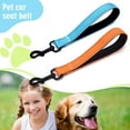 thumbnail image 4 of Frogued 12 Inches Short Dog Leash Heavy Duty Traffic Leashes with Carabiner Clip Reflective Nylon Dog Lead with Padded Handle for Large Medium Dogs (Grass Green), 4 of 13