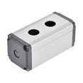 thumbnail image 1 of Unique Bargains 2 Holes 16mm Aluminum Switch Button Station Boxes with a PG7 Cable Gland, 1 of 7