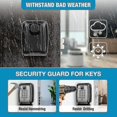 thumbnail image 3 of Caja de seguridad para llaves a prueba de agua, caja para llaves montada en la pared, caja para llaves para exteriores, caja de seguridad para llaves montada en la pared, 3 of 5
