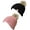 2 Pack - Black & Indi Pink Faux Fur Pom, variant on Toddler Pom Beanie – Kids Winter Hat for Ages 1–4, Baby Boy & Girl Knit Beanies, Warm Cozy Knit Snow Hats - Candy Pink - Daisy W/ Faux Fur Pom