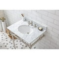 thumbnail image 6 of Water Creation 30 In. W. Single Wash Stand, P-Trap, Carrara White Marble Countertop, 6 of 8