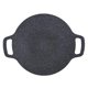 thumbnail image 1 of Korean Grill Pan with Non Stick 6 Layer Coating Round BBQ Griddle for Indoor Outdoor Cooking Black 38cm/15.0in, 1 of 4