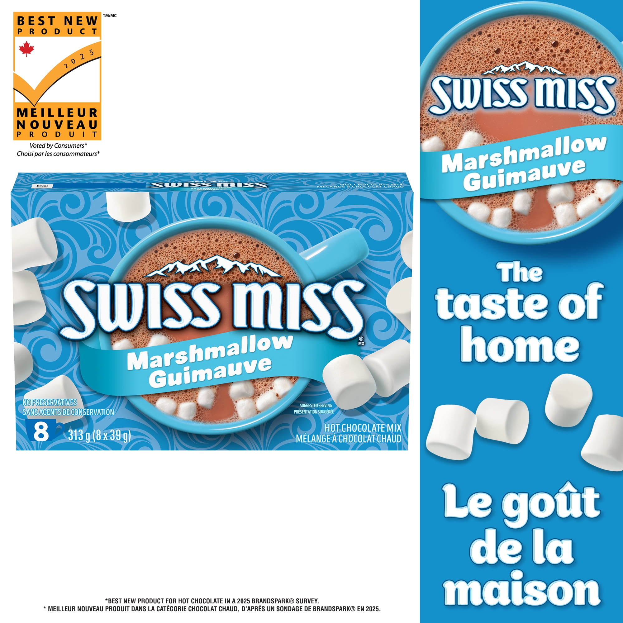 Swiss Miss ™ Hot Chocolate Mix, Marshmallow Rich, Preservative