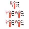 thumbnail image 3 of Sonducket Juego de amortiguadores de vibraciones para patinete eléctrico, amortiguador de barro, soporte de guardabarros, kit de cubierta de panel, rojo Type2 NO2 Sonducket CBP152958, 3 of 6