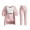 Pink, variant on SEAOPEN Women Fuzzy Fleece 4 Piece Sets Outfits Soft Cardigan and Crop Top Pants Set, Women's Fuzzy 4 Piece Sweatsuit Open Front Cardigan Crop Tank Tops Pants Lounge Sets Today Beige,XL