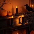 thumbnail image 3 of Halloween Decorations Savings, Tarmeek Halloween LED Candle Decoration Flameless Flickering Effect Plastic 16x6cm Table Centerpiece for Thanksgiving Christmas Party Decor, 3 of 7