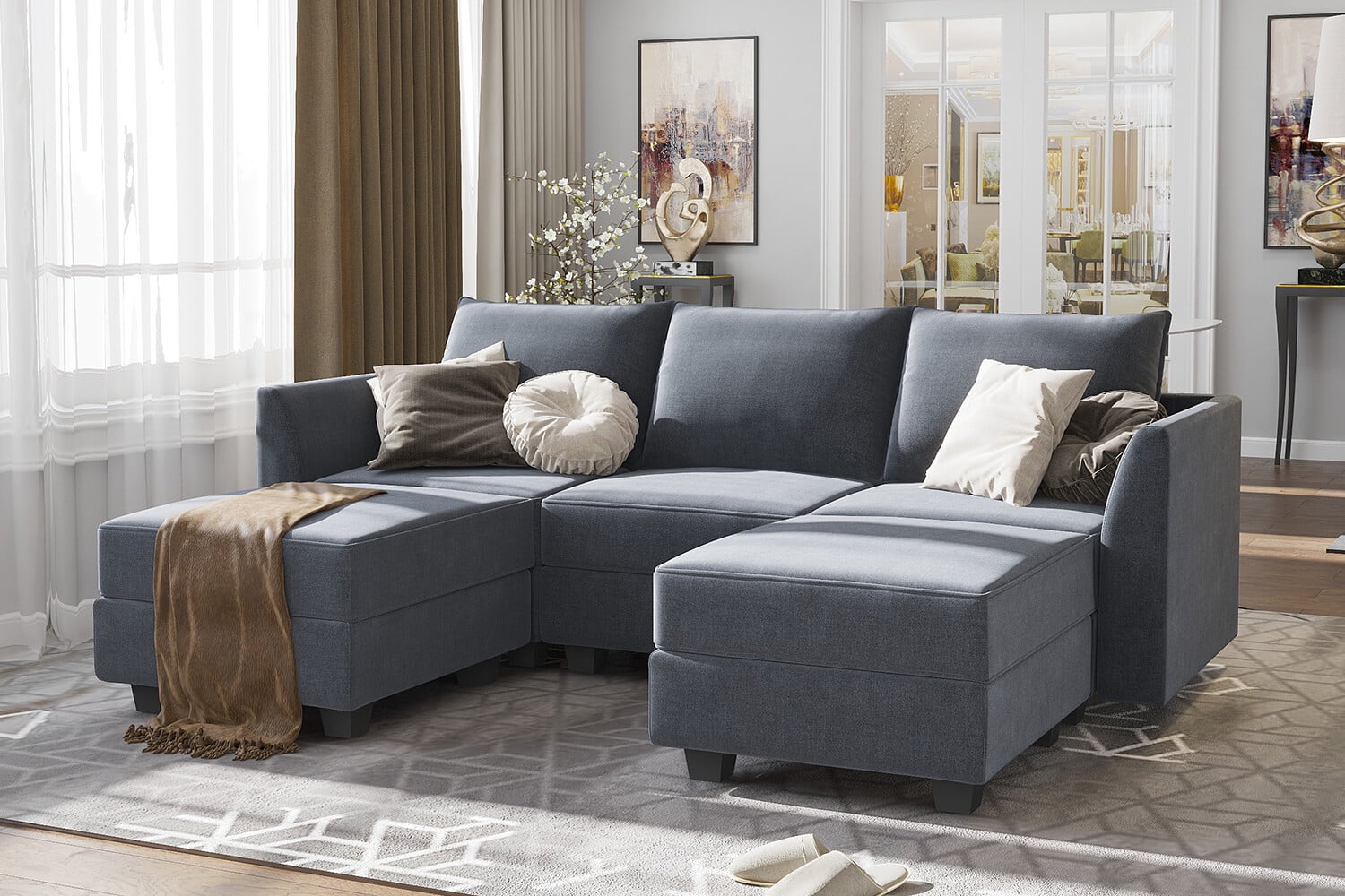 HONBAY Modern Sofa with Storage Seat for Living Philippines Ubuy