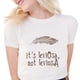 thumbnail image 3 of Camisetas de moda para mujer, camiseta divertida de plumas, playeras informales blancas con estampado de letras "it's LeviOsa not LeviosA", 3 of 4