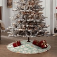 thumbnail image 4 of Sikiie Daisies Flowers Nativity Christmas Tree Skirt, Jesus Christian Winter Holiday Tree Mat Decoration(30-48IN)48", 4 of 6