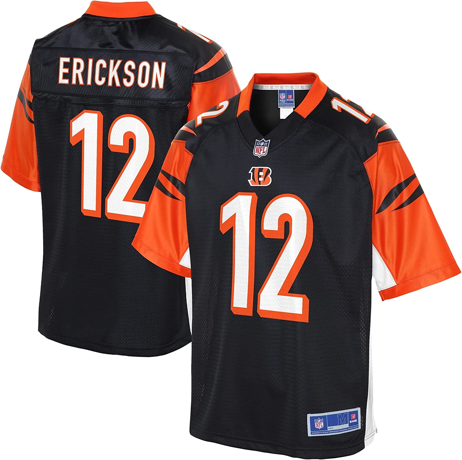 NFL_PRO LINE Men's Alex Erickson Black Cincinnati Bengals_ Big & Tall  Player Jersey(Player numbers can be customized) 
