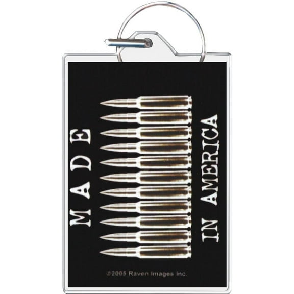 Made In America - Bullets Keychain