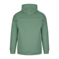 thumbnail image 5 of Xaqiouau Men's Half Zip Hoodie Raglan Sleeve Pullover Multi-Pocket Fleece Lined Sweatshirt Hooded Outdoor Sportswear Top with Kangaroo Pocket Mint Green XXL, 5 of 6