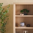 thumbnail image 6 of Walker Edison Modern Wood Open Bookshelf Shelving Unit, Light Ash, 6 of 13