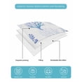thumbnail image 4 of Full Size Quilt Bedding Set, Coastal Blue Coral Reversible Summer Quilt 3 Pieces, Nautical Ocean Seaside Beach Lightweight Bedspreads Coverlets with 2 Pillow Shams for All Seasons, 4 of 5