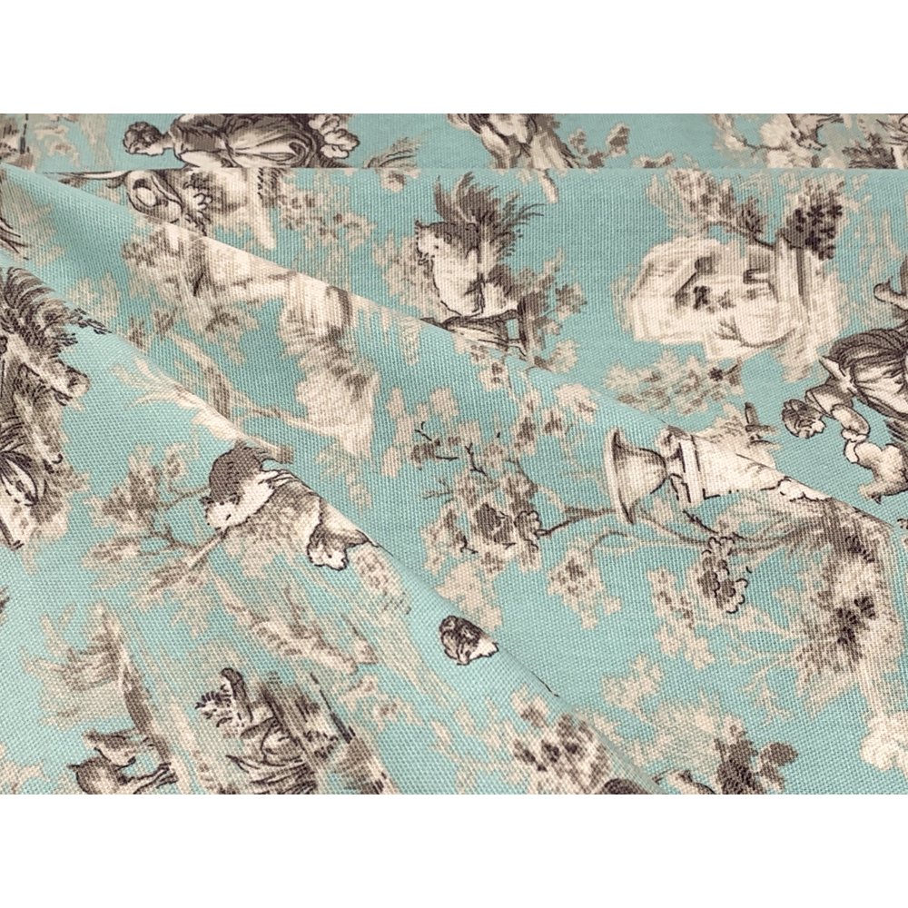Waverly Inspirations 100 Cotton Duck 45" Width Toile Sky Color Sewing