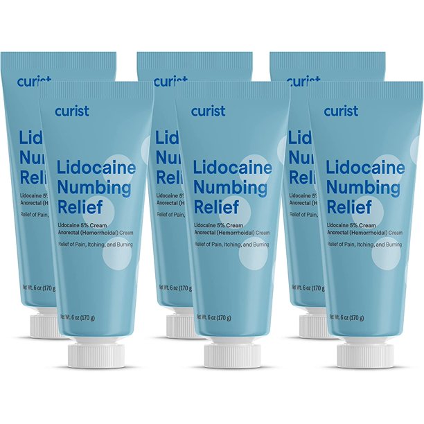 Curist Lidocaine Cream OTC Lidocaine 5 Topical Pain Relief Numbing