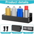 thumbnail image 3 of 6 Pcs Magnetic Spray Can Holder, Magnet Toolbox Holder, Wall Mounted Spray Bottle Rack, Mechanic Paint Can Organizer, Tool Box Storage Rack for Garage Home Workspace (Black), 3 of 7