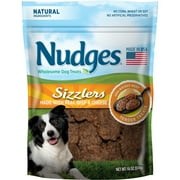 Nudges Beef & Cheese Sizzlers Dog Treats, 10 Oz