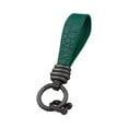 thumbnail image 2 of hengsof Leather Rope Car Key Pendant Threaded Men's High-grade Key Ring Sisal Pattern Leather Keychain Swimming Pool Accessories, 2 of 6