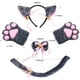 thumbnail image 3 of Conjunto De Cosplay De Gato Con Orejas De Cola De Gatito Dibujos Animados Ropa De Juego De Rol Cómoda Suministros De Fiesta Para Halloween Navidad N.° 3 Guardurnaity AP007716-01, 3 of 6