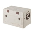 thumbnail image 4 of Contenedor de almacenamiento plegable, Caja de almacenaje para acampada con tapa y asa, caja multiusos, organizador de maletero de coche para barbacoa Pequeña doble capa, 4 of 8