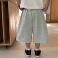 thumbnail image 4 of RMGVDSD Boys Summer Casual Shorts With Pockets Kids Lightweight Pull-On Hiking Shorts For Sports Outdoor Comfortable Everyday Wear Fashion Cargo Jeans For 5-6 Years, 4 of 4
