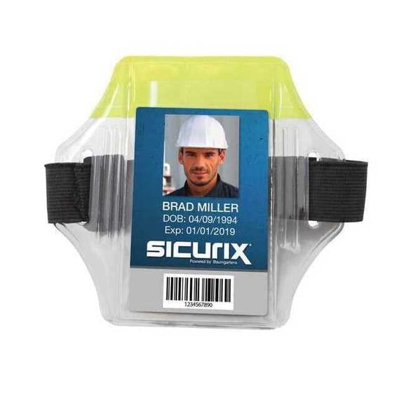 Sicurix Arm Badge Holder,Vertical,PK12 BAU 66894