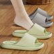 thumbnail image 5 of Zapatillas de casa de baño con plataforma gruesa para mujer, chanclas antideslizantes de verano 2024 con suela suave a la moda, tobogán de interior EVA, 5 of 6