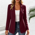 thumbnail image 4 of Womens Blazers Lightweight Jacket Women Work Clothes Fall Coat Open Front Jackets for Women Professional Outfits Suit Jackets Interview Outfits Dress Jackets, 4 of 5