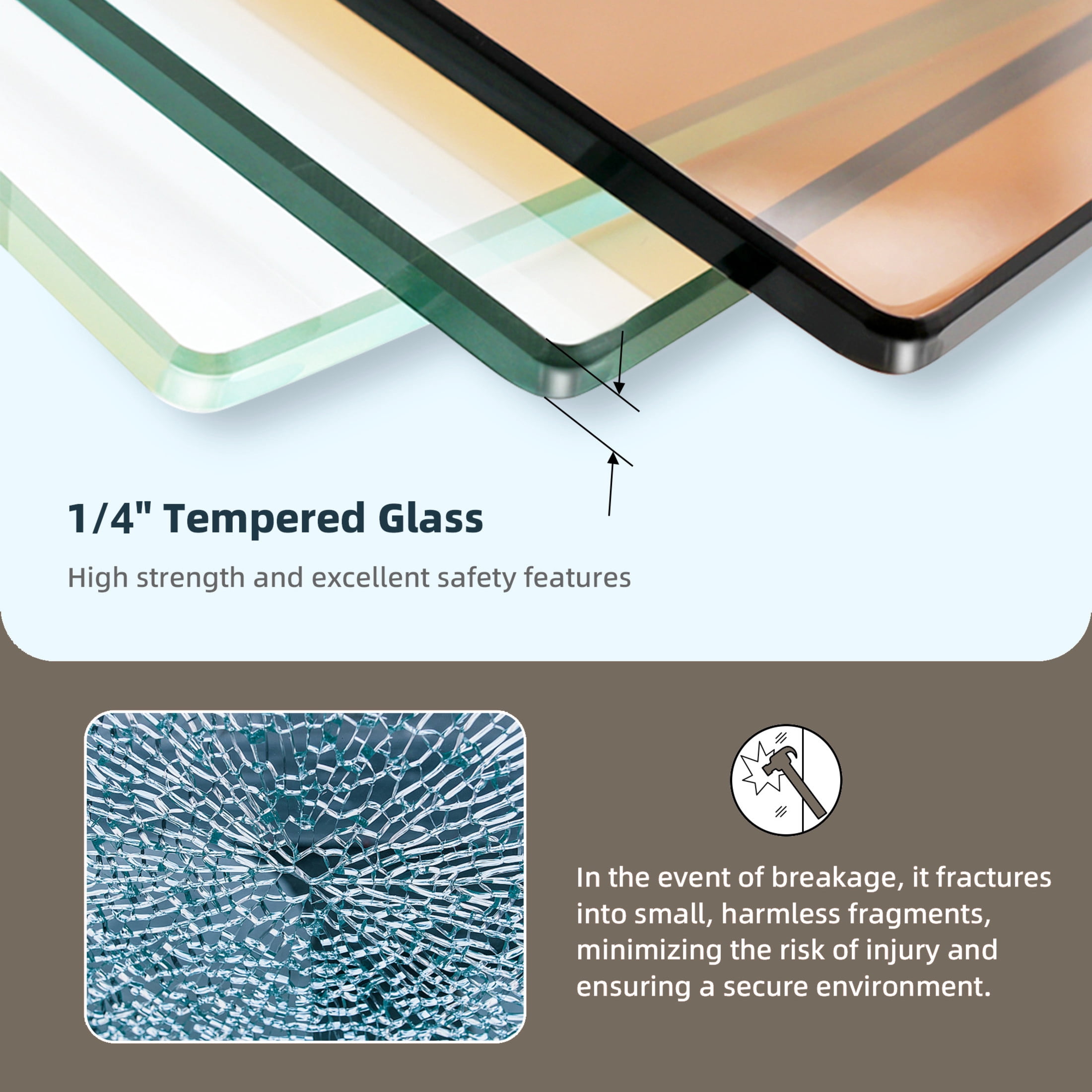 Noble House 60" x 72" Frameless Single Sliding Shower Door, Tempered Glass with Roller Rail and Steel Handle, Matt Black