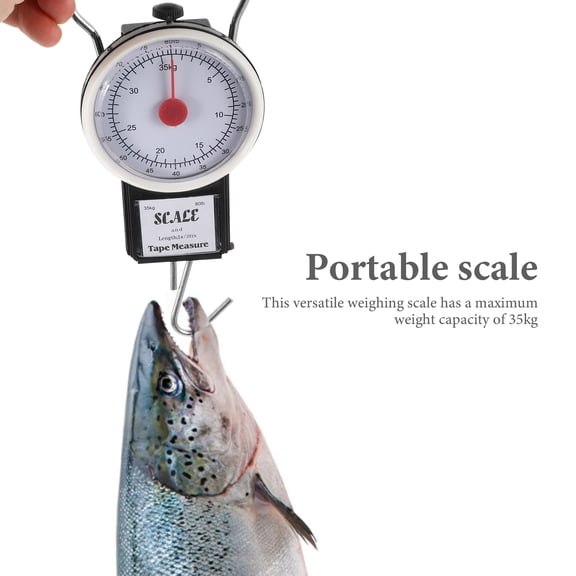 Tineasur Portable Luggage Scale with Plastic and Iron Design, Easy to Carry and for Travel Use