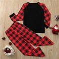 thumbnail image 4 of CEHVOM Tenue de Famille Col Rond Manches Longues Ensemble de Pyjama Imprimé X-max pour Femmes, 4 of 4